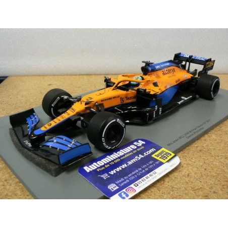 2021 McLaren MCL35M n°3 D Ricciardo 1st Winner Italian GP 18S602 Spark Model