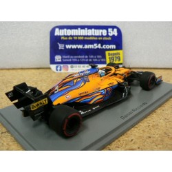 2021 McLaren MCL35M n°3 Daniel Ricciardo Abu Dhabi GP S7854 Spark Model