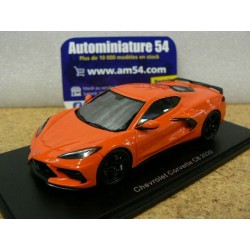 Chevrolet Corvette C8 Orange 2020 S5062 Spark Model