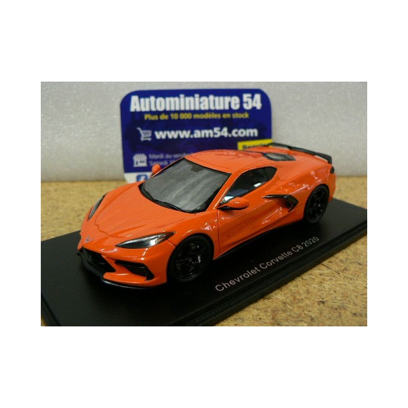 Chevrolet Corvette C8 Orange 2020 S5062 Spark Model