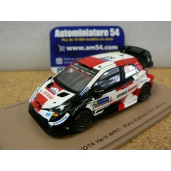 2021 Toyota Yaris WRC n°69 K.Rovanpera - J.Halttunen Rally Estonia S6594 Spark Model