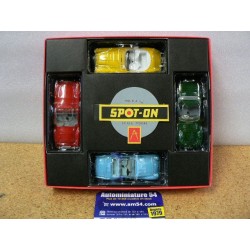 Sport Car Set Triumph TR3 - Jaguar XKSS - Austin Healey - M.G.A. Reproductions Spot-On SONPS4 Spot-On Norev