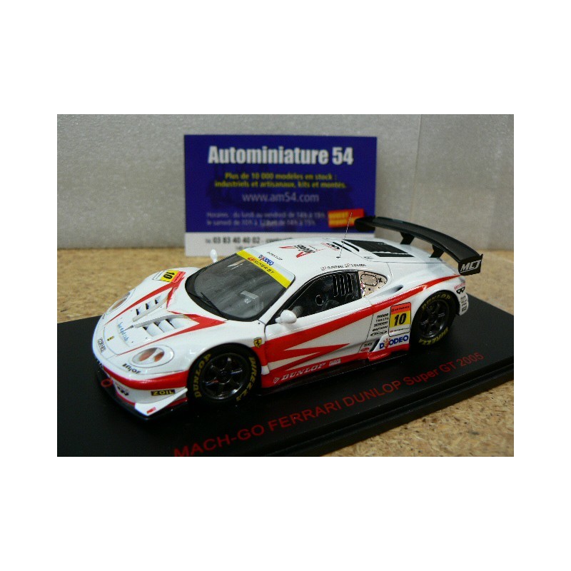 2005 Ferrari 360Mach-Go Dunlop n°10 Super GT 300 43745 Ebbro Red Line