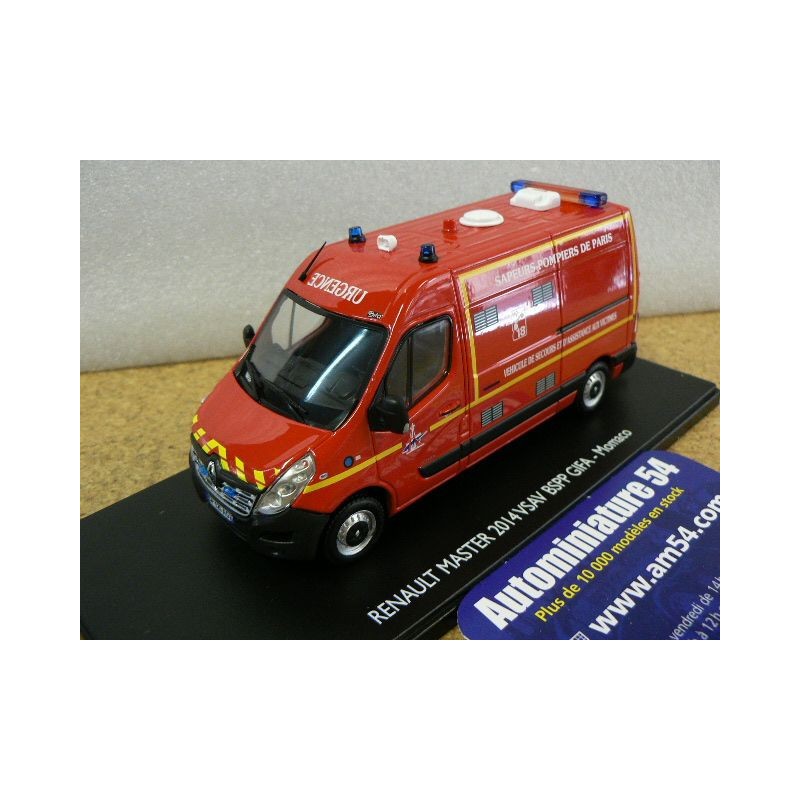 Renault Master VSAV GIFA BSPP Pompier Paris 117202 Eligor