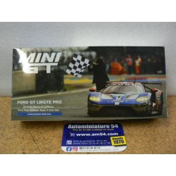 Ford GT LMGTE PRO 2016 24H of Le Mans Ford Chip Ganassi Team 4 cars set  MGTS0001 True Scale Models Mini GT