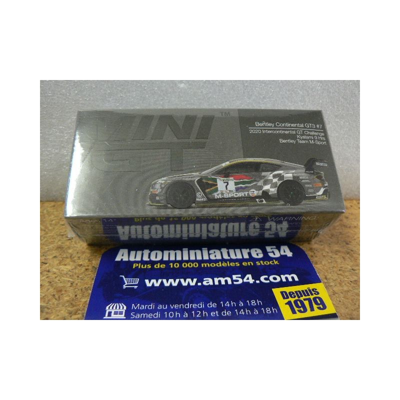 2018 Bentley Continental GT GT3 n°5 Champion GT Asia MGT00260 True Scale Models Mini GT 1.64
