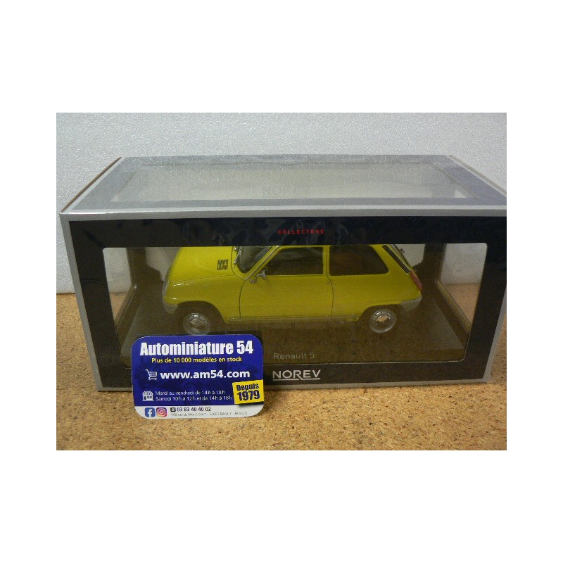 Norev 1:18 Renault 5 (R5) Année de construction 1974 jaune 185173