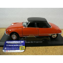 Citroen DS 19 cabriolet 1961 Corail Red 181599 Norev