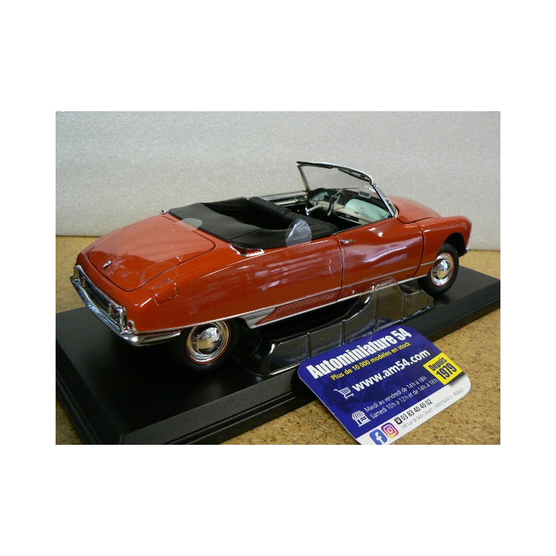 Citroën DS 19 Convertible 1961 Corail Red 1:18