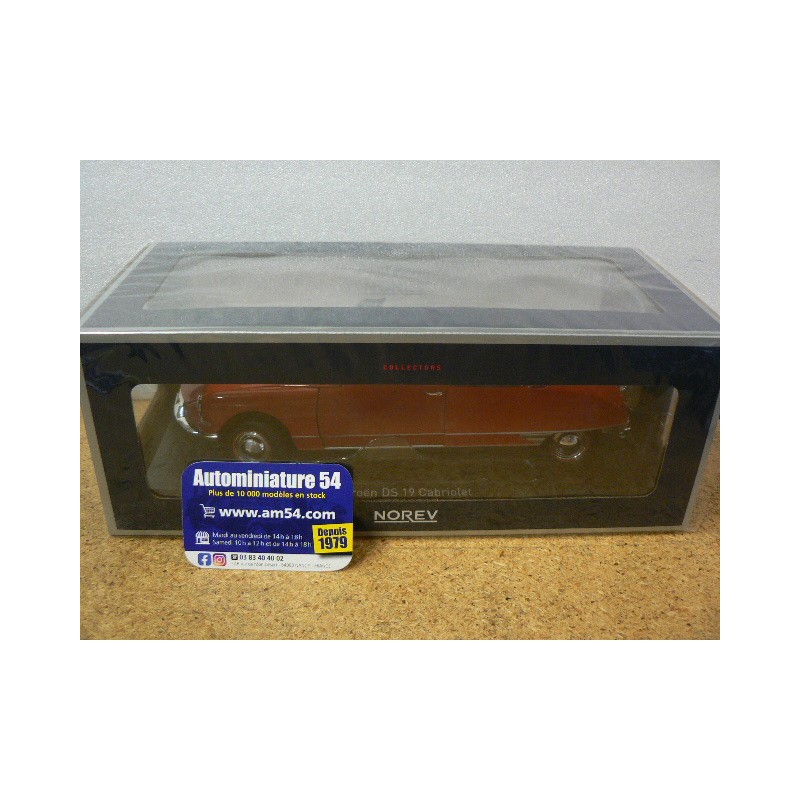 Miniature Rio 1/43 – Citroën DS 19 Cabriolet 1961 – Rouge – Occasion Boîte