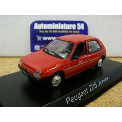 Peugeot 205 Junior 1988 Red 471731 Norev