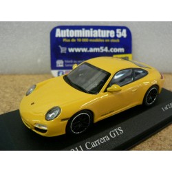 Porsche 911 997 Carrera GTS ph2 2011 Yellow 410060120 Minichamps