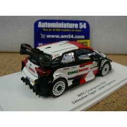 2021 Toyota Yaris WRC n°1 Ogier - Ingrassia Rally Monza 1st World Champion + figurines S6595 Spark Model