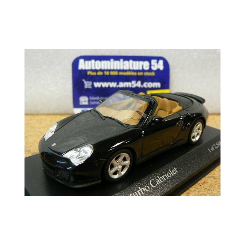 Porsche 911 - 996 Turbo Cabrio ph2 Dunkelolivgrun 2003 400062732 Minichamps