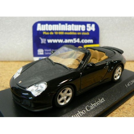 Porsche 911 - 996 Turbo Cabrio ph2 Dunkelolivgrun 2003 400062732 Minichamps