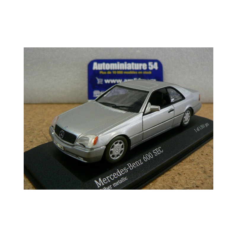 Mercedes 600 SEC Silver 430032603 Minichamps