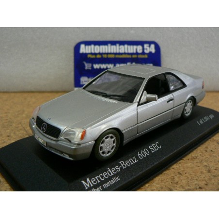 Mercedes 600 SEC Silver 430032603 Minichamps