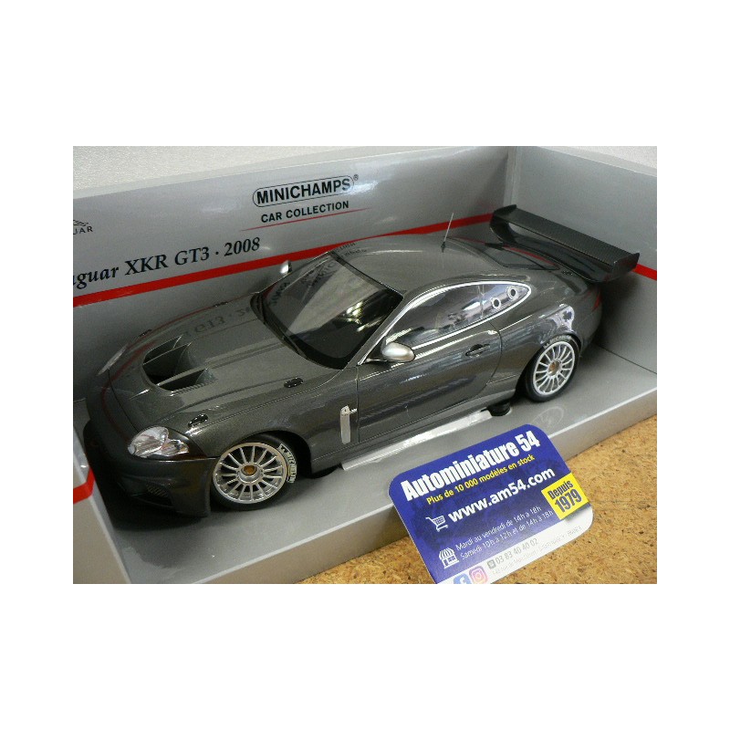 Jaguar XKR GT3 Grey Metallic 2008 1:18 150081390 Minichamps