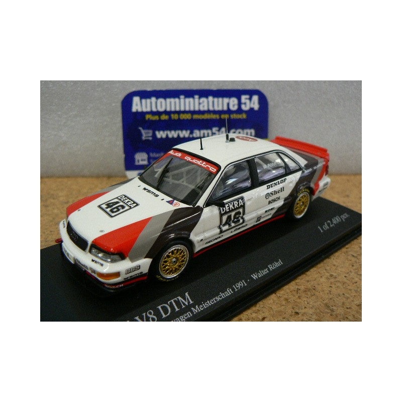 1991 Audi V8 n°46 Walter Rohrl DTM 400911046 Minichamps