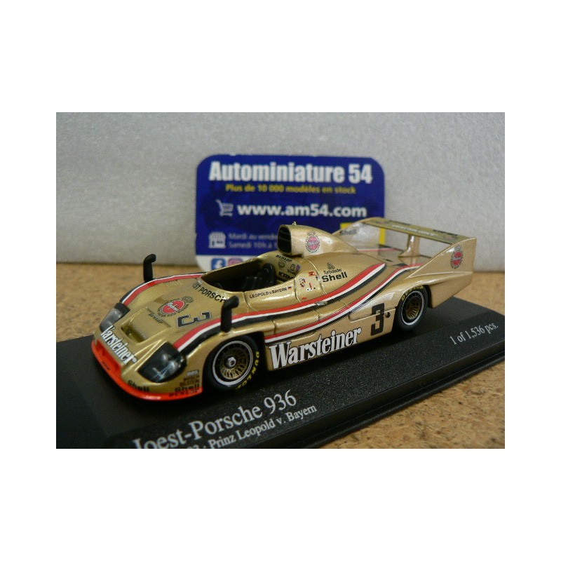 1983 Porsche Joest 936 n°3 Warsteiner Von Bayern DRM 403066991 Minichamps