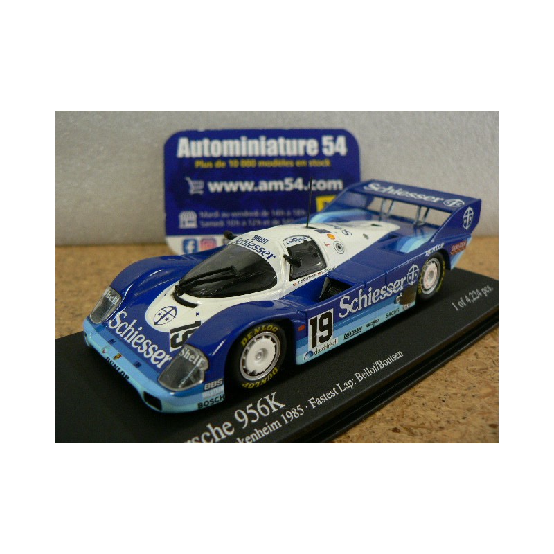 1985 Porsche 956K n°19 Bellof - Boutsen Hockenheim 1000KM 430856699 Minichamps