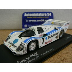 1986 Porsche 956K n°7 Ludwig 1st Winner 200 Miles Norisring 4308666070 Minichamps