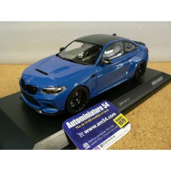 BMW M2 CS Blue Met. Black Wheels 2020 155021022 Minichamps