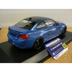 BMW M2 CS Blue Met. Black Wheels 2020 155021022 Minichamps