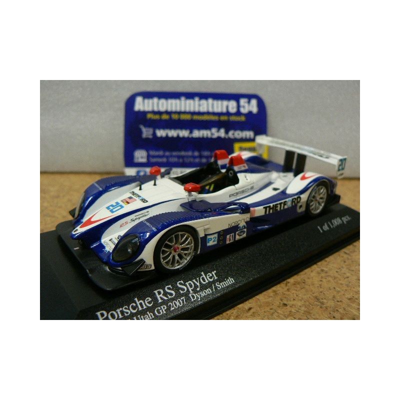 2007 Porsche RS Spyder n°20 Dyson - Smith ALMS UTAH GP 400076620 Minichamps