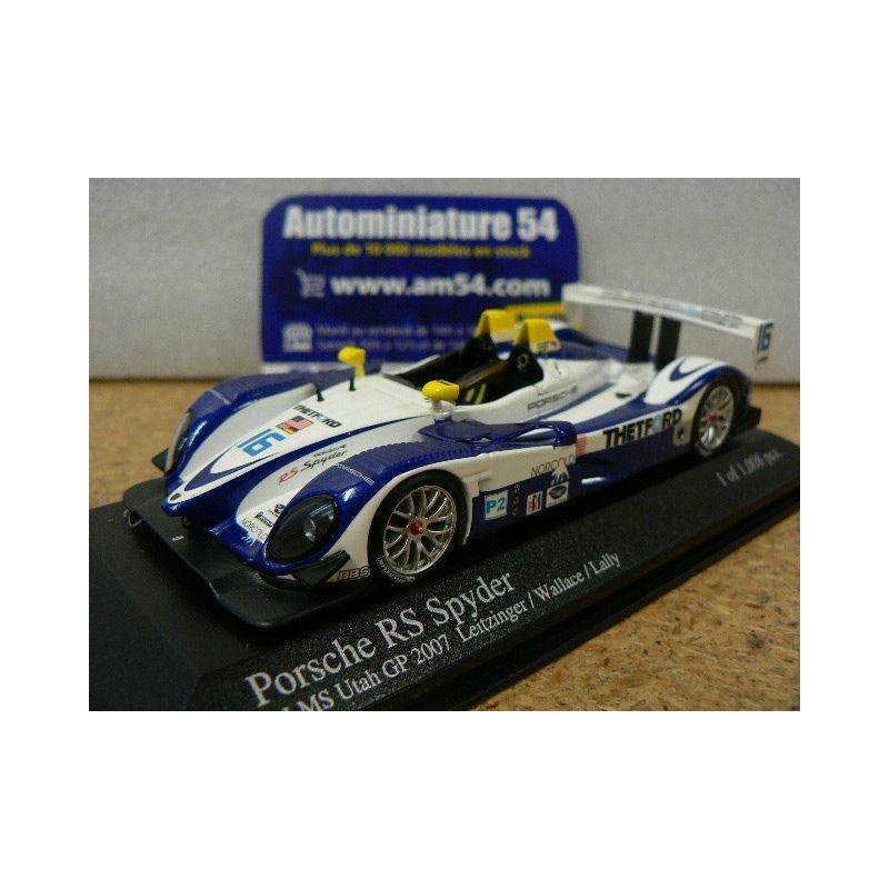 2007 Porsche RS Spyder n°16 Leitzinger - Wallace - Lally ALMS UTAH GP 400076616 Minichamps