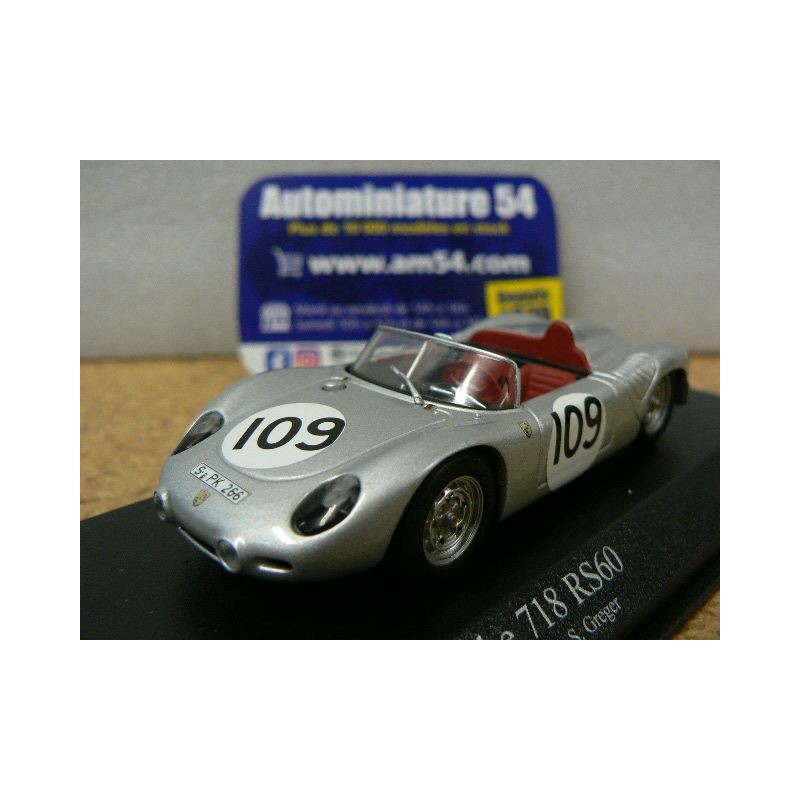 1960 Porsche 718 RS60 n°109 S. Geger 1st Winner Gaisberg Hill Climb 430606509 Minichamps