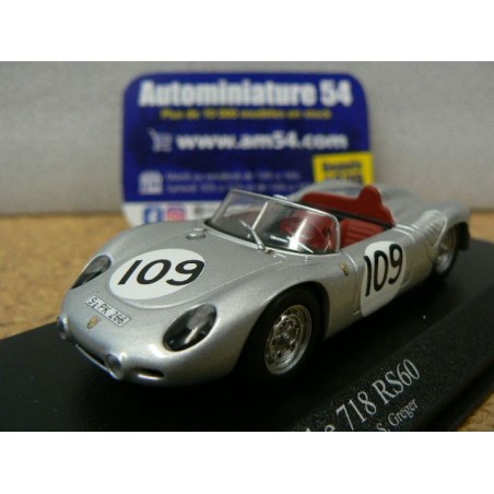 1960 Porsche 718 RS60 n°109 S. Geger 1st Winner Gaisberg Hill Climb 430606509 Minichamps