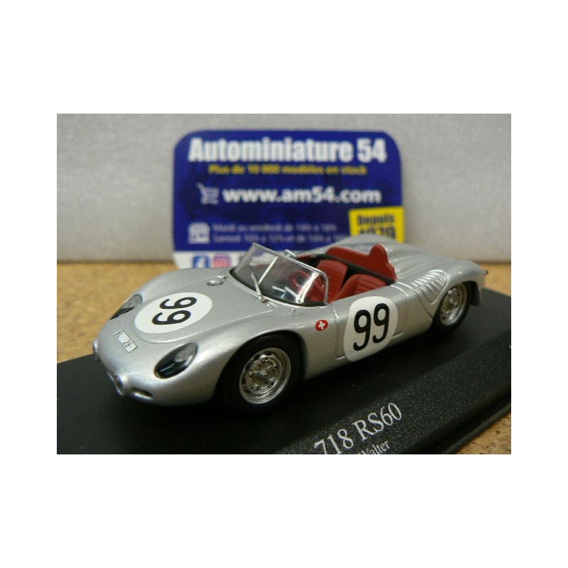 1960 Porsche 718 RS60 n°99 H Walter 1st Winner Schauinsland Hill Climb 430606599 Minichamps