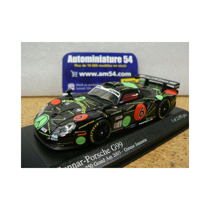2003 Gunnar - Porsche G99 n°6 Gunnar Jeannette Barber Park 250 Grand Am 40003856 Minichamps