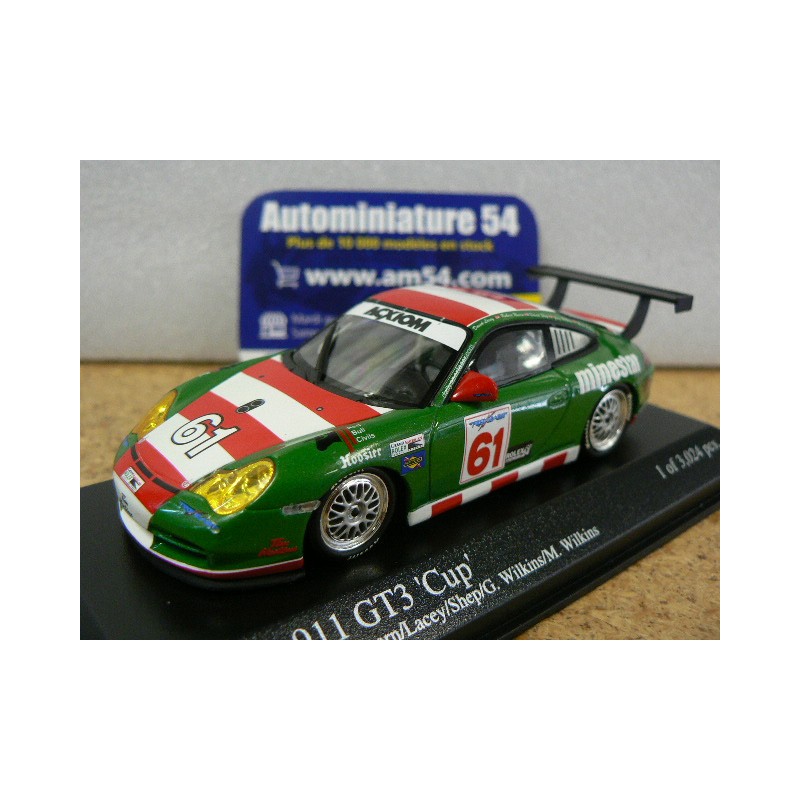 2005 Porsche 911 GT3 Cup n°61 24H Daytona Nearn - Lacey - Shep - G.Wilkins - M.Wilkins 400056261 Minichamps