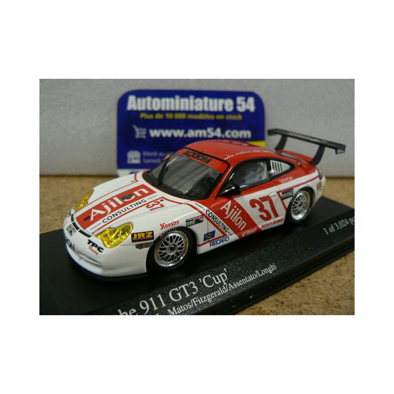 2005 Porsche 911 GT3 Cup n°37 24h Daytona Matos - Fitzgerald - Assentato - Longhi 400056237 Minichamps