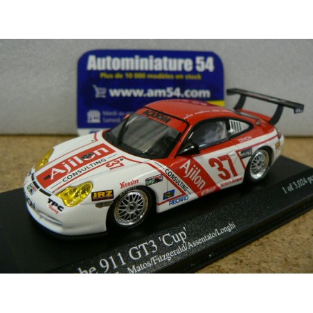 2005 Porsche 911 GT3 Cup n°37 24h Daytona Matos - Fitzgerald - Assentato - Longhi 400056237 Minichamps