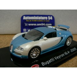 Bugatti Veyron 16.4 2005 Bleu Blanc Presseveyron43