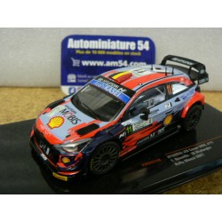 2021 Hyundai i20 WRC n°11 Neuville - Wydaeghe Rally Monza RAM825B Ixo Models