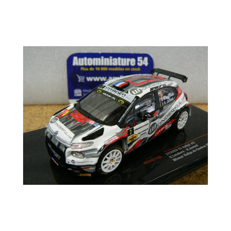 2021 Citroen C3 Rally2 n°2 S.Lefebvre - R.Jamoul  Winner Rally du condroz 2021 RAM817 Ixo Model