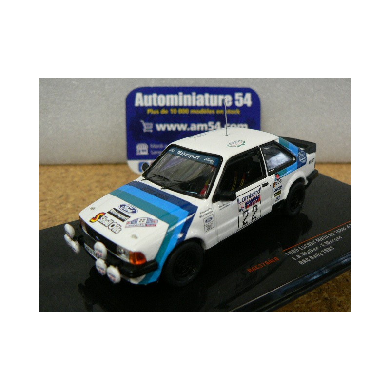 1983 Ford Escort MK3 n°22 Walker - Morgan RAC Rally RAC376 Ixo Models