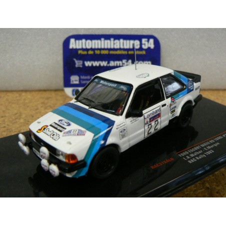 1983 Ford Escort MK3 n°22 Walker - Morgan RAC Rally RAC376 Ixo Models