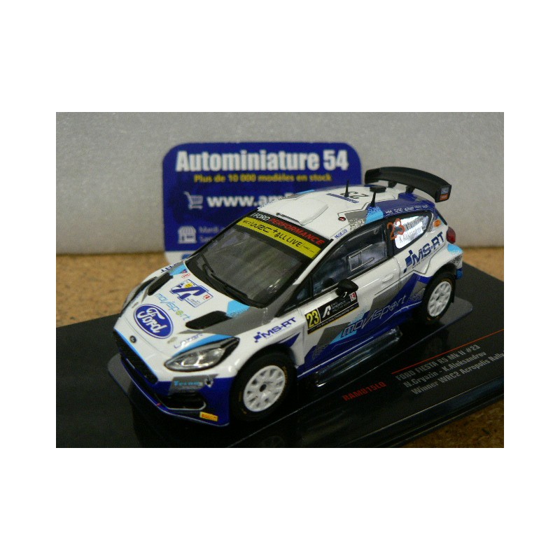 2021 Ford Fiesta R5 MK2 n°23 Gryazin - Aleksandrov 1st Winner WRC2 Acropolis Rally RAM815 Ixo Models