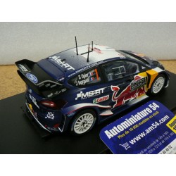 2018 Ford Fiesta WRC n°1 Ogier - Ingrassia 1st Winner Monte Carlo 24RAL014A Ixo Model