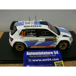 2017 Skoda Fabia R5 n°31 Mikkelsen - Jaeger Monte Carlo 24RAL013A Ixo Model