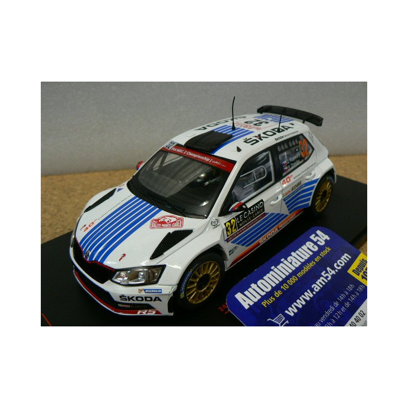 2017 Skoda Fabia R5 n°31 Kopecky - Dresler Monte Carlo 24RAL013B Ixo Model