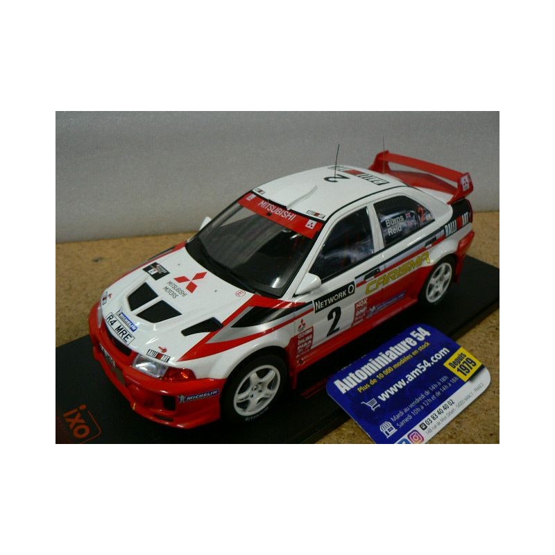 1998 Mitsubishi Carisma GT n°2 Burns - Reid 1st Winner RAC Rally 18RMC093A Ixo Models