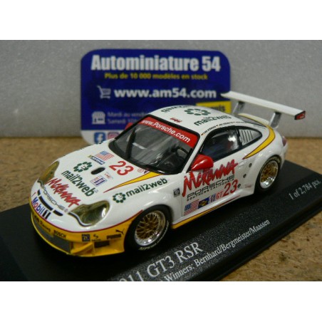 2004 Porsche 911 - 996 GT3 RSR ph2 n°23 12h Sebring 2004  Winner 1st Bernhard - Bergmeiser - Maasen 400046423 Minichamps