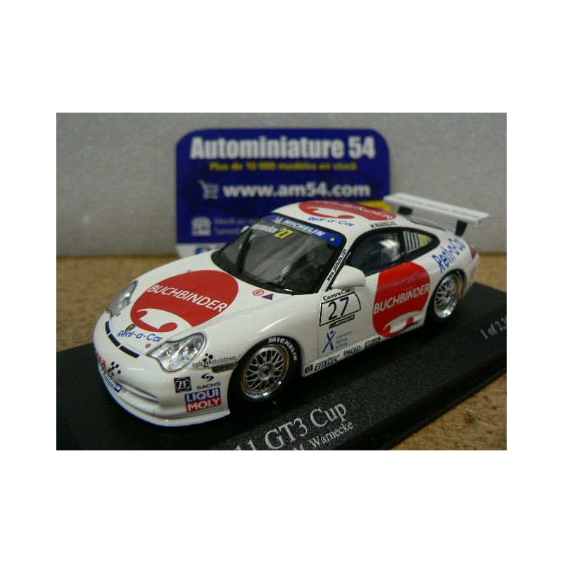 2004 Porsche 911 GT3 Cup n°27 Carrera Cup Araxa Buchbinder - M.Warnecke 400046227 Minichamps