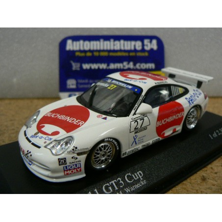 2004 Porsche 911 GT3 Cup n°27 Carrera Cup Araxa Buchbinder - M.Warnecke 400046227 Minichamps